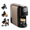 InstaCuppa 3-in-1 Espresso Coffee Maker | Works with Ground Coffee, Pods & Capsules | Electric Kettle Mode with Temperature Control | Adjustable Volume | Self-Cleaning | LED Touch Control and Display