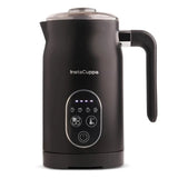 InstaCuppa 4-in-1 Electric Milk Frother with Smart Temperature Control - Touch Panel - Versatile Hot & Cold Foam Maker and Milk Warmer, Ideal for Lattes, Cappuccinos, Hot Chocolate - 500 Watts Black
