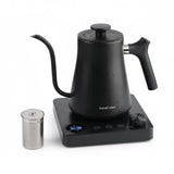 InstaCuppa Electric Gooseneck Kettle with Temperature Control 1L | 40-100°C Adjustable | Built-in Timer | Stay Warm | Auto Shut-Off | 1200W Fast Heating | Matte Black – Perfect for Busy Moms