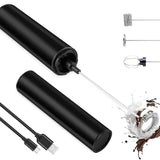 InstaCuppa Rechargeable Frother — Travel Edition with 4 Whisks & 3 Speed Settings