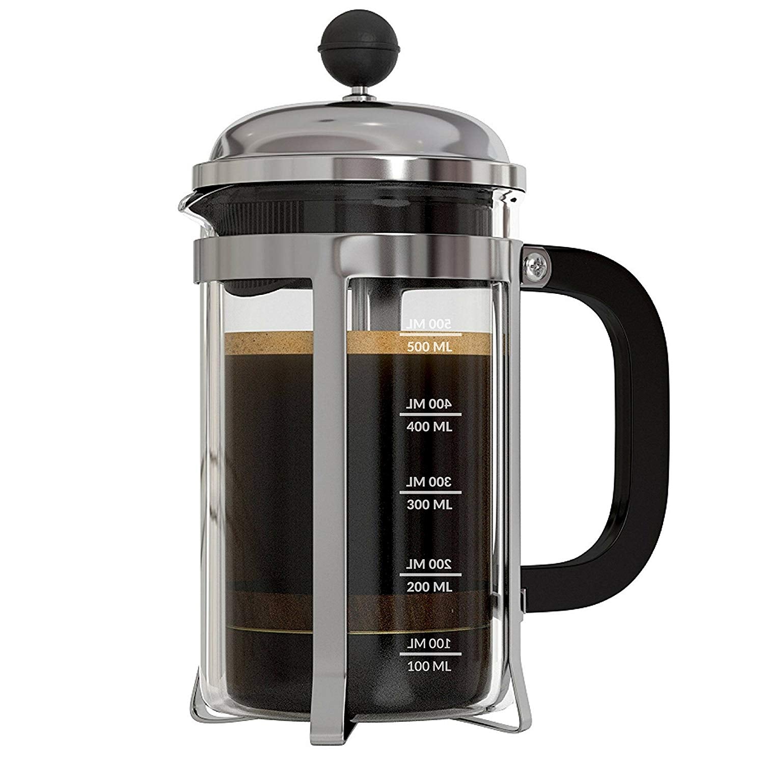 Lafeeca Stainless Steel French Press 4-Piece + Plunger