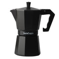 InstaCuppa Classic Stovetop Moka Pot Espresso Maker, Italian Style Percolator Coffee Maker, Durable and Premium Grade Aluminium Build, 300 ML