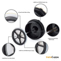 InstaCuppa Replacement Lid with Filter for Travel French Press Mug 400 ML