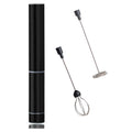 InstaCuppa Travel Milk Frother with 2 Whisks Handheld Battery Operated Electric Whisker, Foam Maker, Coffee Beater with Stainless Steel Travel Casing