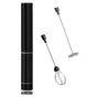 InstaCuppa Travel Milk Frother with 2 Whisks Handheld Battery Operated Electric Whisker, Foam Maker, Coffee Beater with Stainless Steel Travel Casing