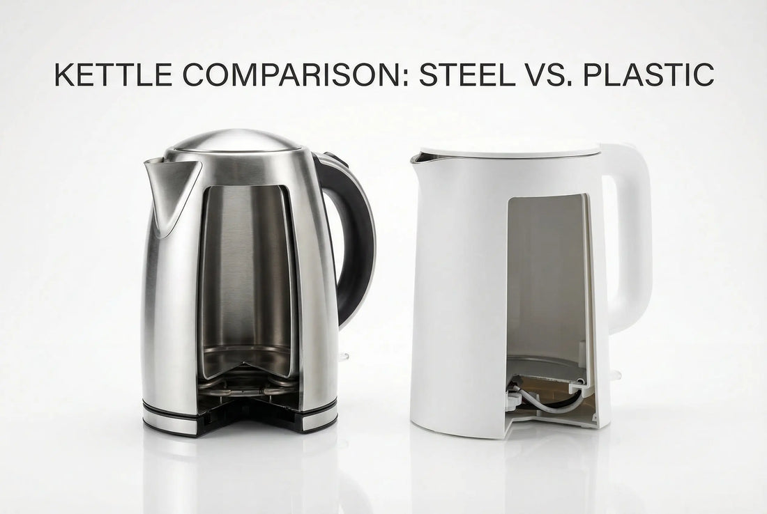 Stainless steel vs plastic electric kettle comparison