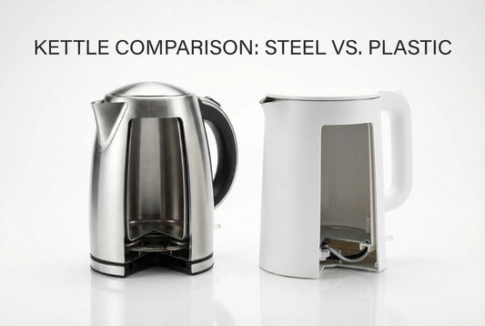 Stainless steel vs plastic electric kettle comparison