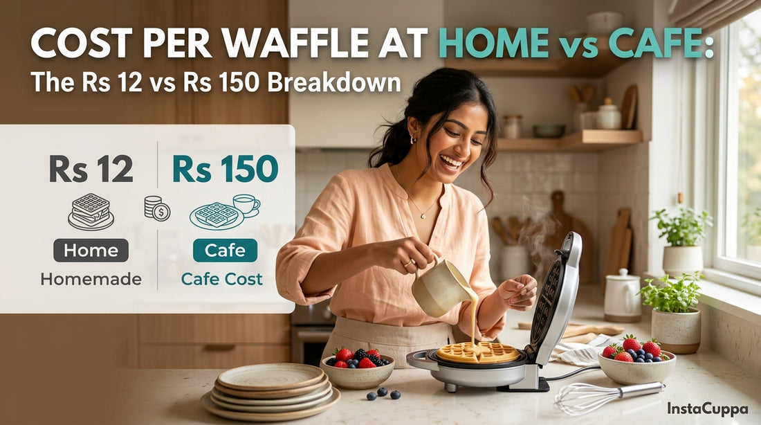 Cost Per Waffle at Home vs Cafe: The Rs 12 vs Rs 150 Breakdown