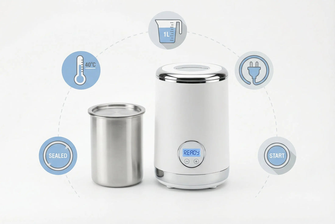 Curd maker machine buying guide with stainless steel container