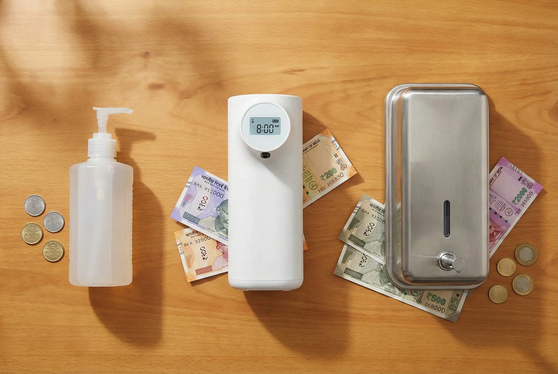 Soap dispenser price comparison India Rs 500 to Rs 5000