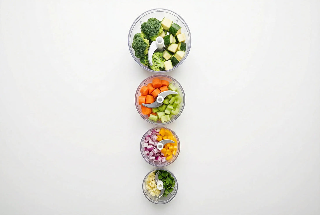Vegetable cutter machine sizes from 250ml to 2L