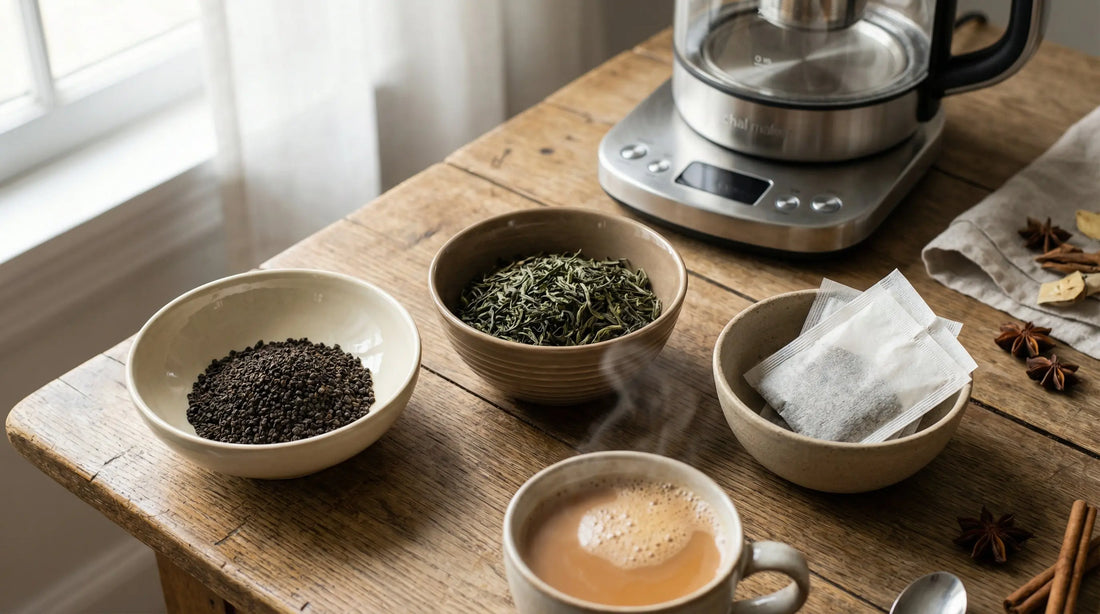 Best tea for chai makers - CTC vs loose leaf vs tea bags