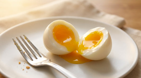 Soft boiled egg with runny yolk 6 minute method