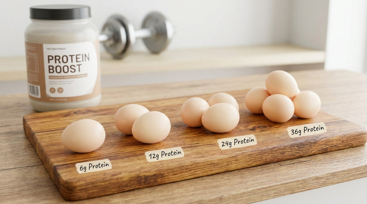 Boiled Egg Protein: How Much in 1, 2, 4, 6 Eggs? – InstaCuppa Store