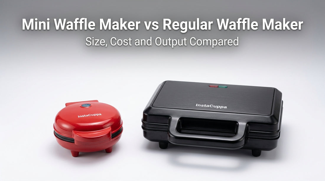 Mini Waffle Maker vs Regular Waffle Maker: Size, Cost and Output Compared