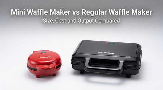 Mini Waffle Maker vs Regular Waffle Maker: Size, Cost and Output Compared