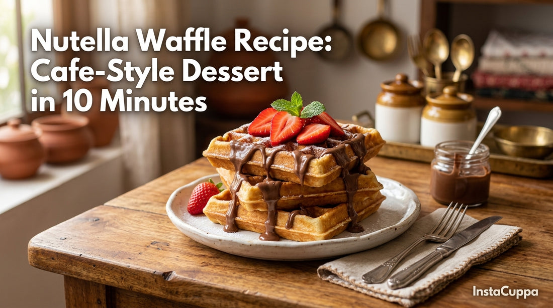 Nutella Waffle Recipe: Cafe-Style Dessert in 10 Minutes at Home
