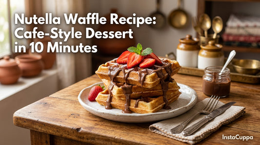 Nutella Waffle Recipe: Cafe-Style Dessert in 10 Minutes at Home