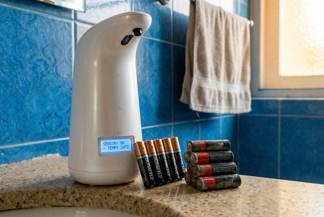 Sensor soap dispenser 6 month review in Indian bathroom