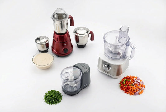 Chopper vs food processor vs mixer grinder comparison