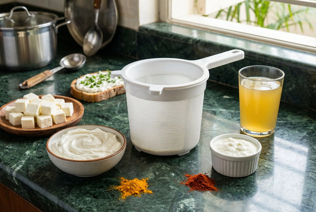 Greek yogurt maker with yogurt paneer labneh and whey complete guide