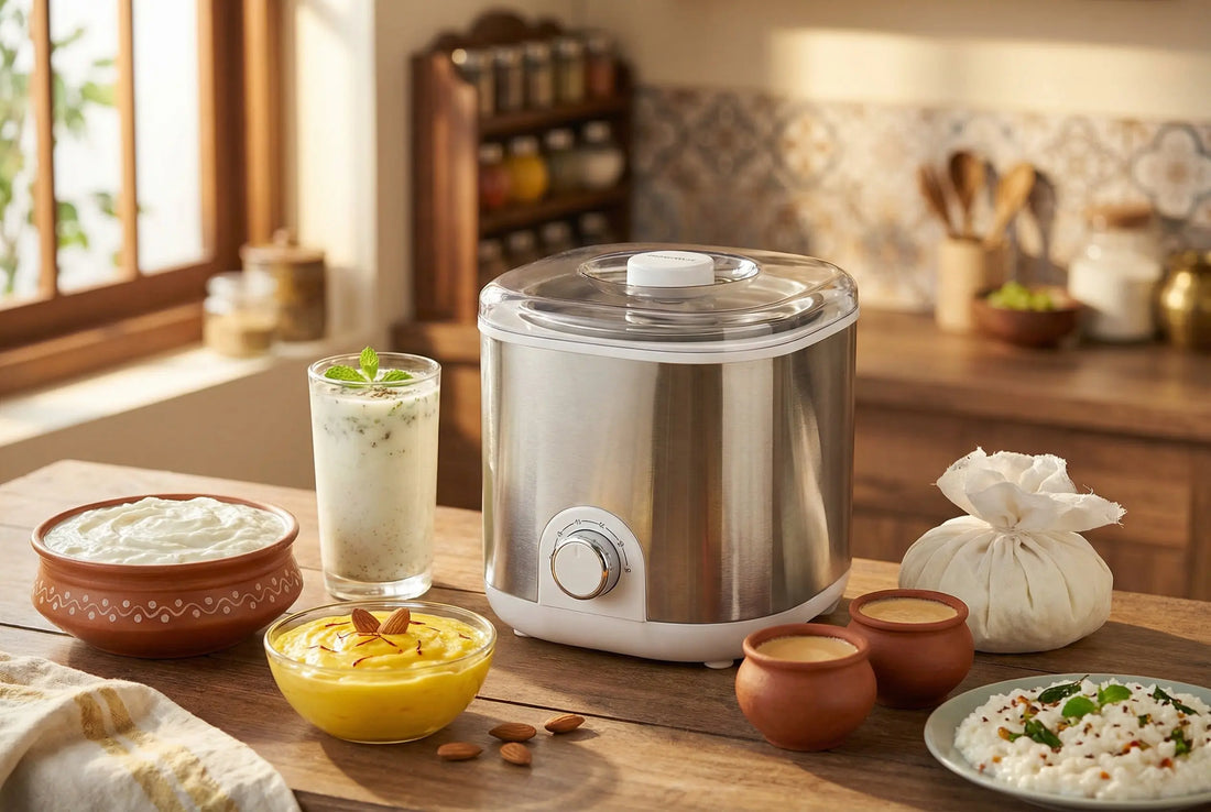 Complete curd maker guide with dahi shrikhand chaas mishti doi