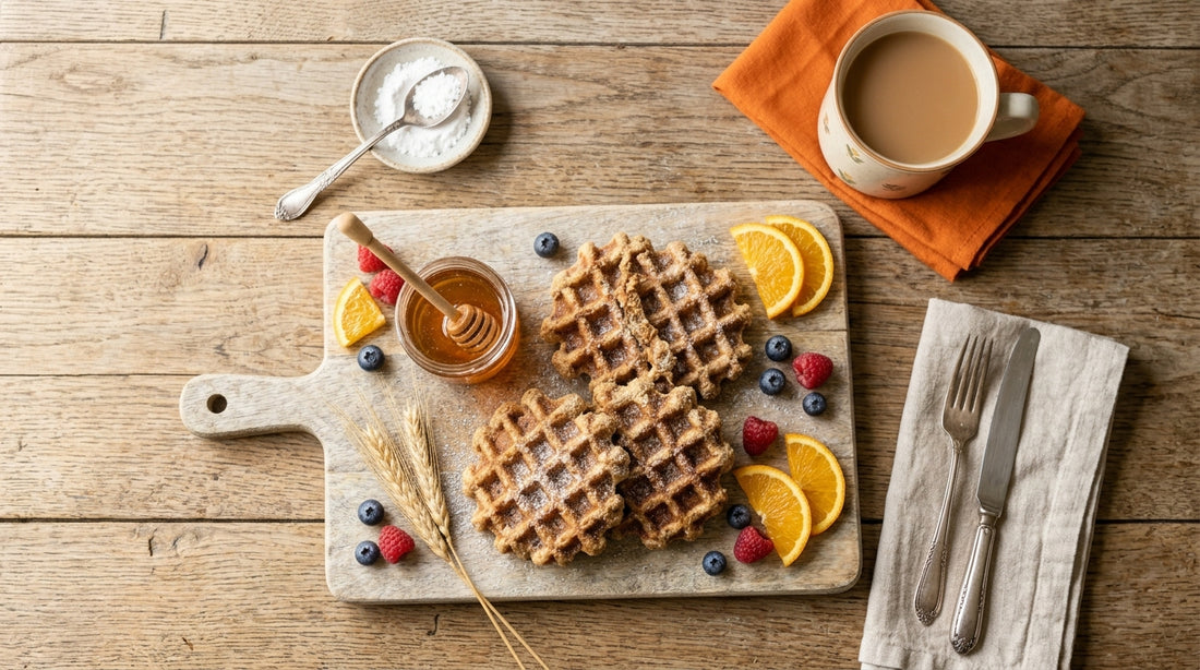 Atta Waffle Recipe: Whole Wheat Waffles Without Maida