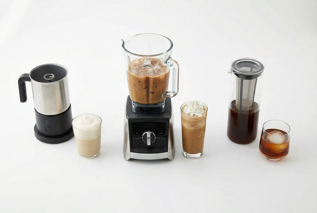 Cold coffee machine comparison frother vs blender vs cold brew