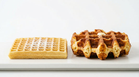 Belgian waffle vs regular waffle comparison