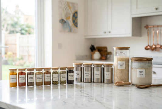 Airtight containers for Indian kitchen items