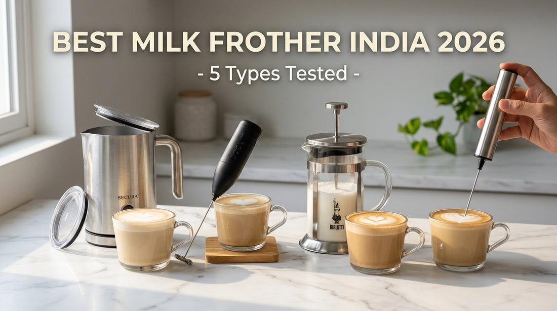 Best Milk Frother in India 2026: 5 Types Tested & Compared