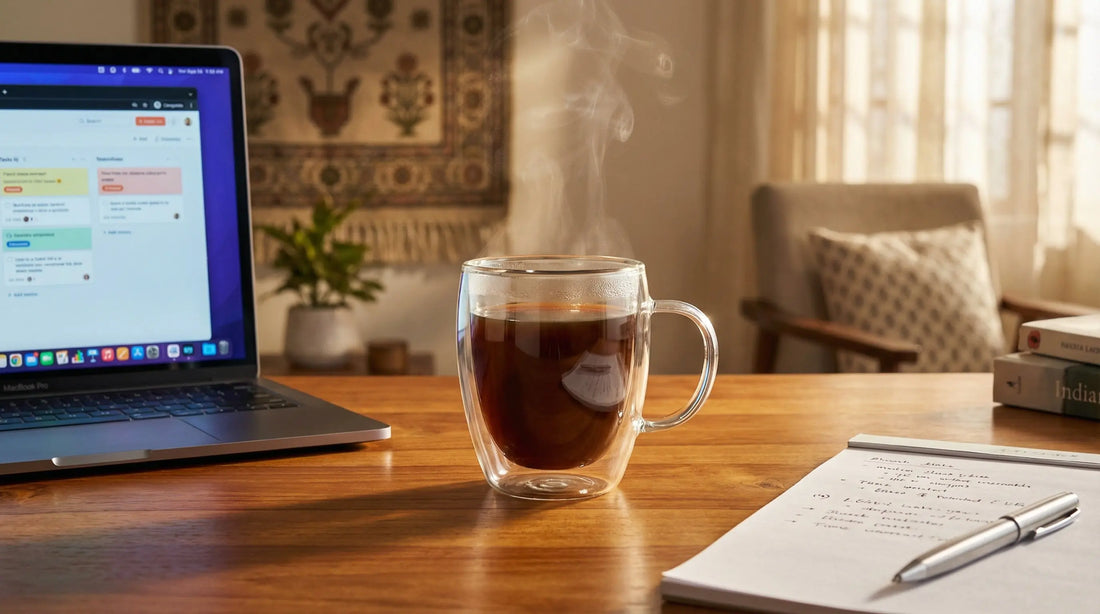 Best Work from Home Mug: Why a Double Wall Glass Mug Beats Your Regular Cup