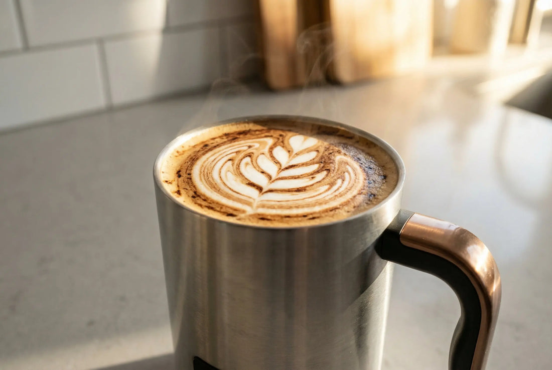 Cappuccino with Milk Frother Mug — One-Device Recipe — InstaCuppa