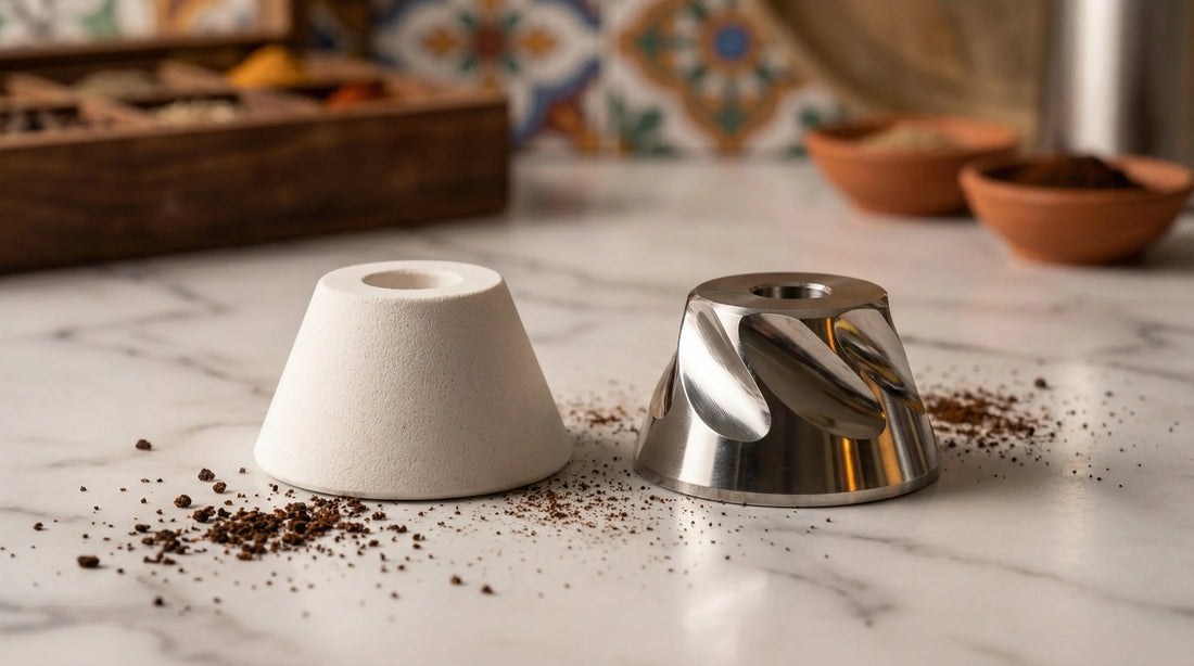 Ceramic vs Stainless Steel Burr: Which Manual Grinder Burr Is Right for You?