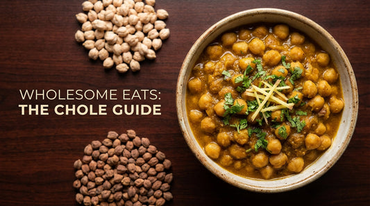 Chickpea protein chole guide India - kabuli and kala chana