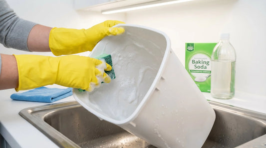 How to clean a dustbin remove smell and bacteria