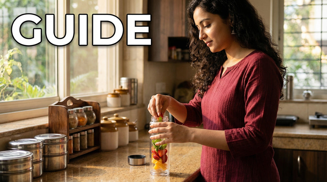 InstaCuppa Thermos Fruit Infuser Water Bottle: Features and How to Use (Video)