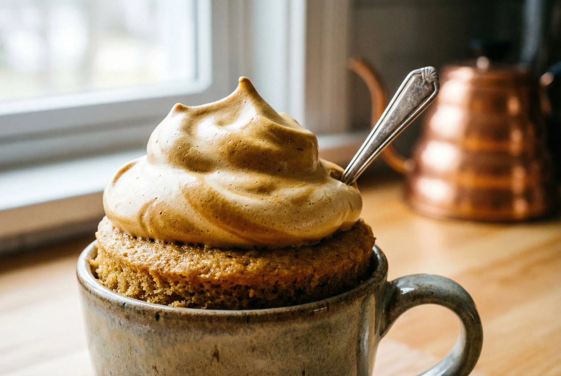 Dalgona Cake in a Mug: Microwave Coffee Mug Cake Recipe — InstaCuppa