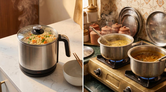 Electric Kettle Cooker: Can It Really Replace a Gas Stove for Small Meals? - InstaCuppa blog cover