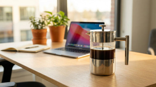 French Press at Your Desk: How to Brew Fresh Coffee at Office Without a Kitchen