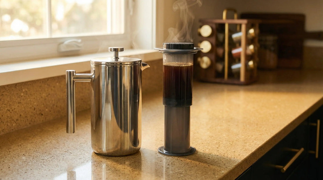 French Press vs AeroPress: 5-Factor Comparison (Taste, Travel, Price)