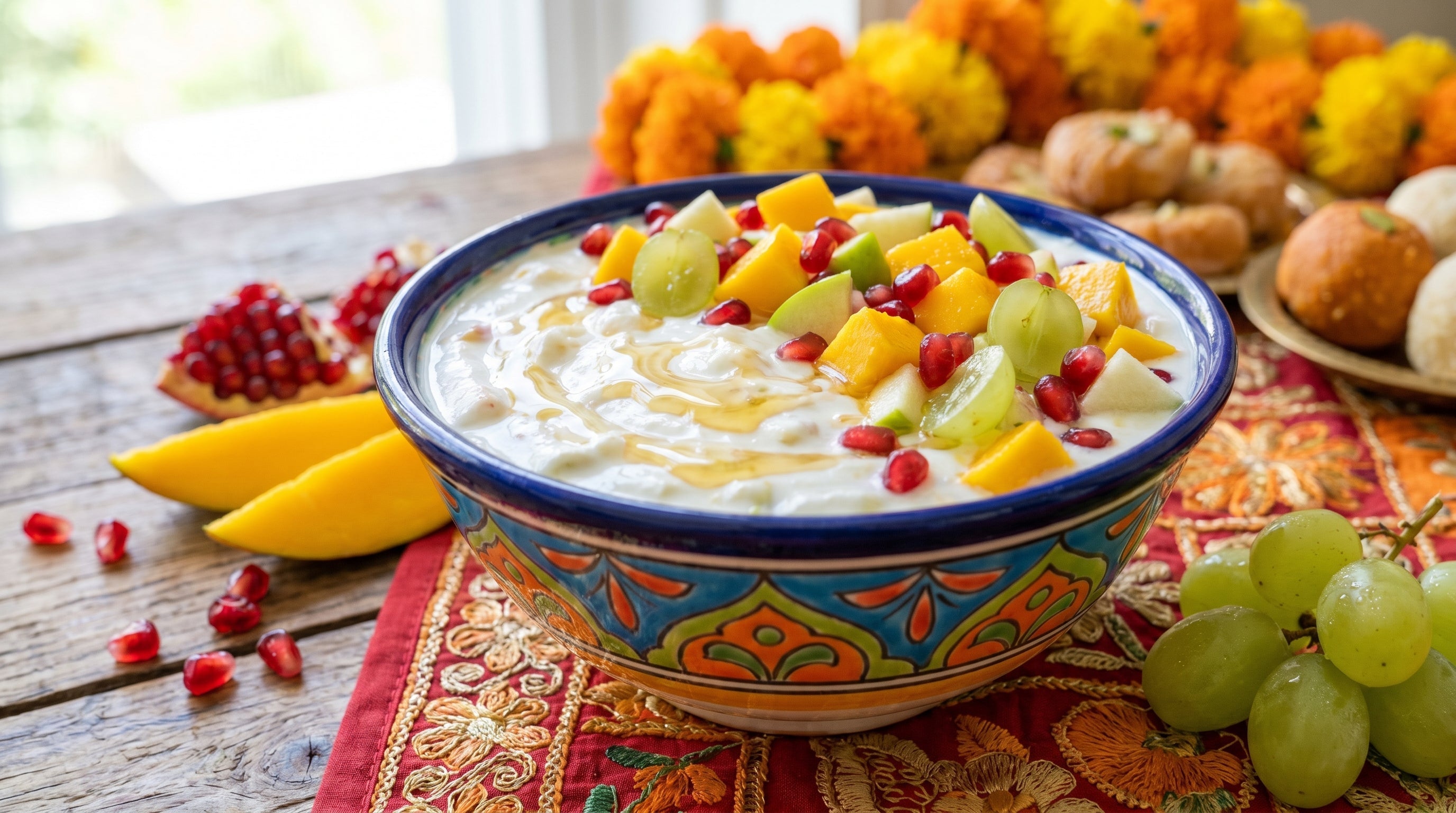 Fruit Raita Recipe: Mixed Fruit Raita | InstaCuppa