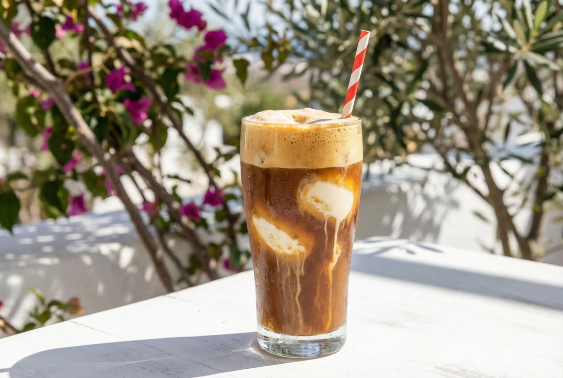 Greek Frappe Float Recipe: Iced Coffee with Ice Cream at Home — InstaCuppa