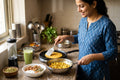 High protein Indian diet foods including paneer dal eggs Greek yogurt and protein shake