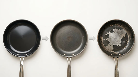 How long does non-stick coating last - timeline of pan wear