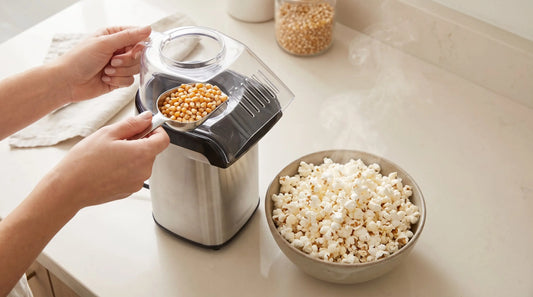 How to make popcorn in a popcorn maker step by step