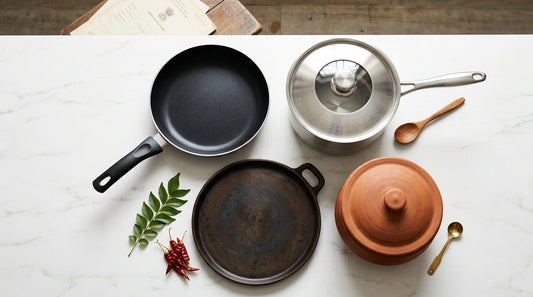 ICMR 2024 dietary guidelines on kitchen cookware types in India