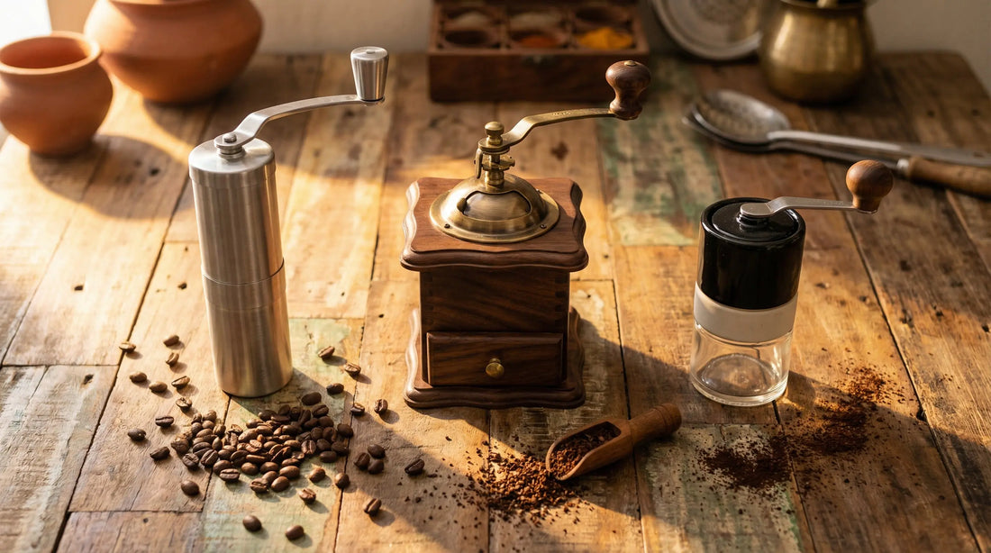 InstaCuppa vs Hario vs Timemore: Manual Coffee Grinders Compared for India