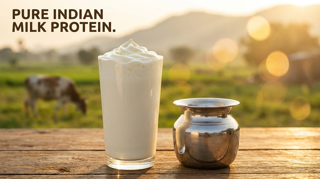 Milk protein guide India - 1 glass of milk protein content