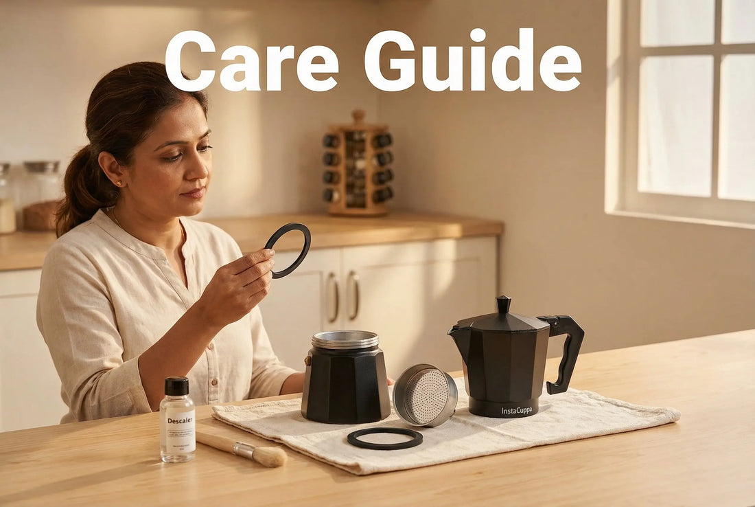 Moka Pot Cleaning Maintenance Guide - InstaCuppa Blog